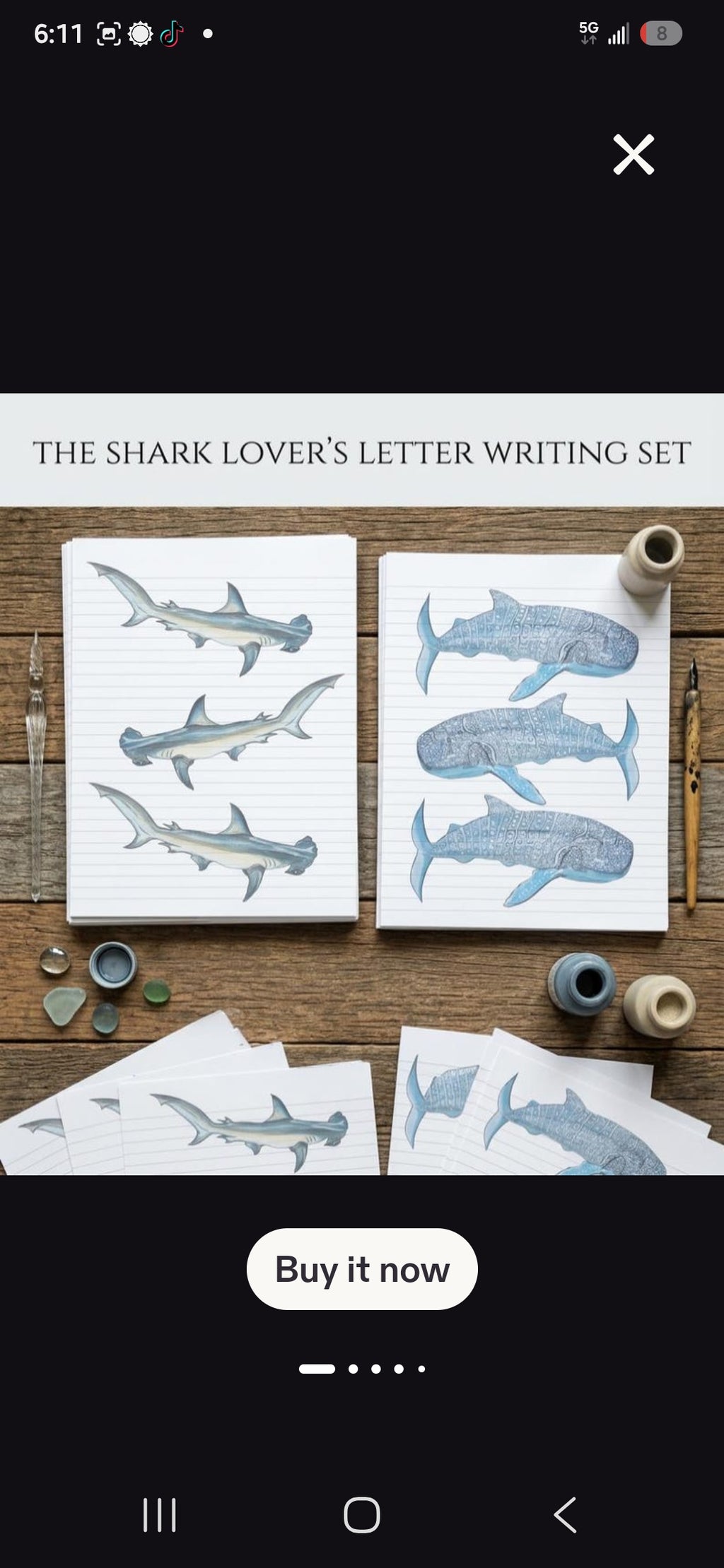 Whale Printable Stationery Set | Ocean Letter Writing Paper
