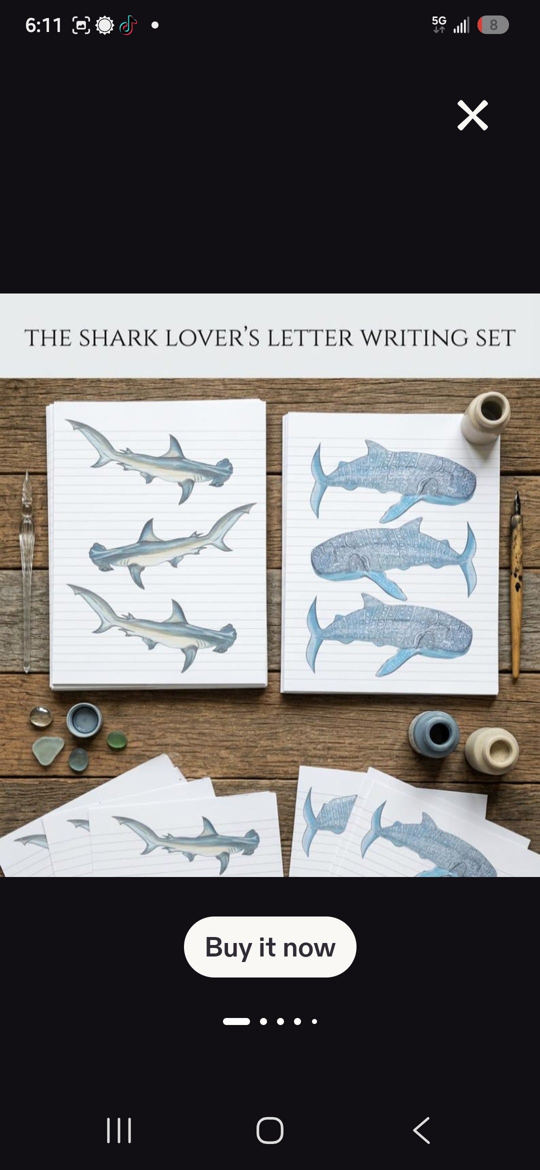 Whale Printable Stationery Set | Ocean Letter Writing Paper