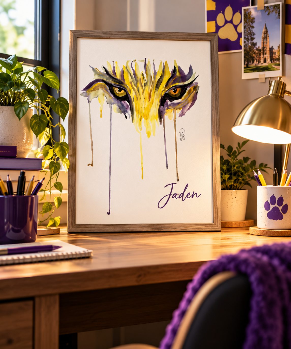 Tiger Eyes Matte Fine Art Print