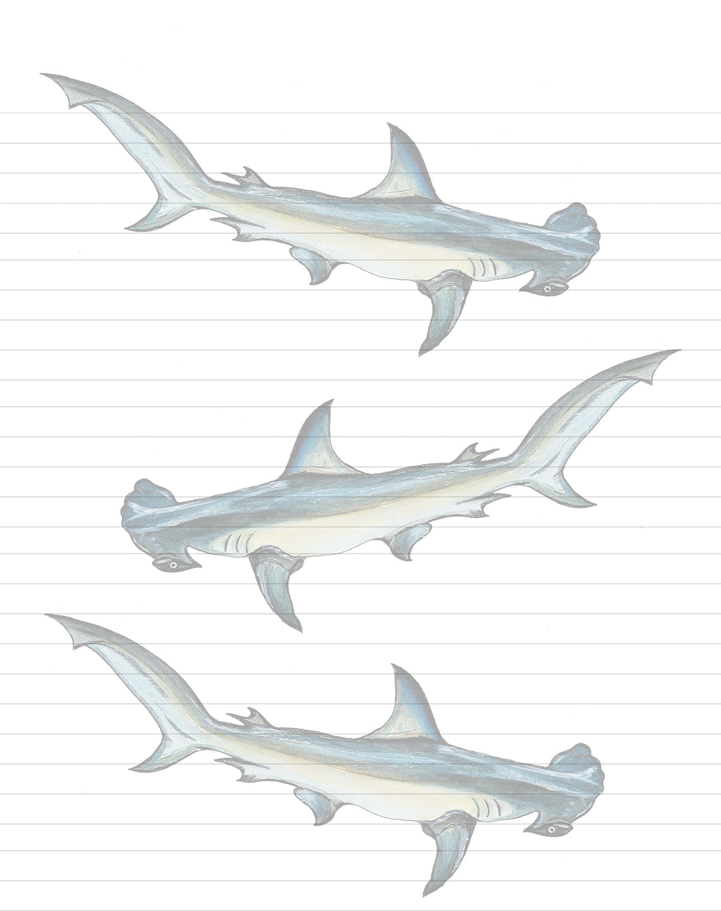 Whale Printable Stationery Set | Ocean Letter Writing Paper
