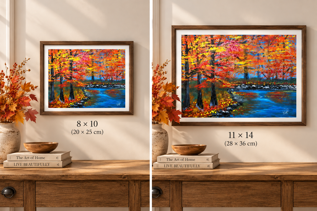 Autumn Glen – Fall Landscape Matte Fine Art Print