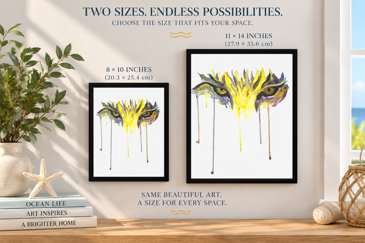 Tiger Eyes Matte Fine Art Print